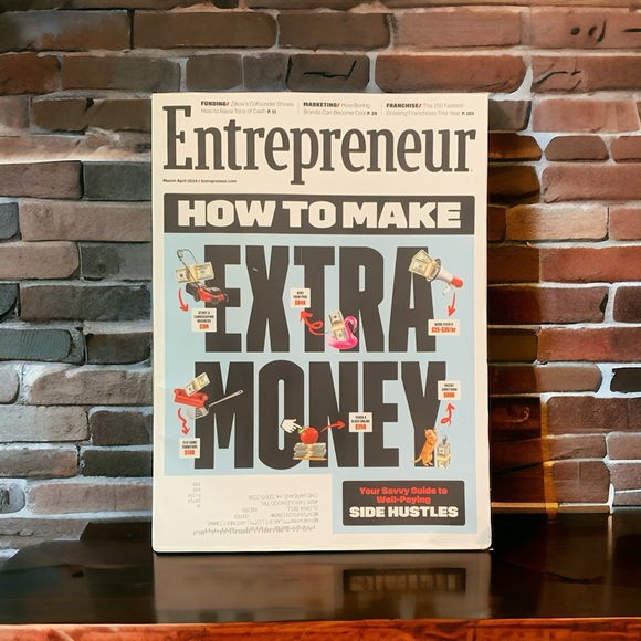 Entrepreneur Magazine March April 2024 How To Make Extra Money Side Hustle Guide - Picture 2 of 5